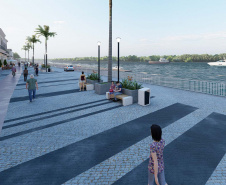 Projeto da orla de Paranaguá