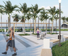 Projeto da orla de Paranaguá