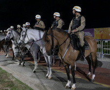 Matinhos, 22 de fevereiro de 2025 - Show da banda Titãs no paldo do Verão Maior Paraná em Caiobá. 