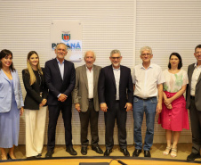  Na última semana, Darci Piana recebeu a diretoria da Associação Brasileira de Baterias Automotivas e Industriais (Abrabat) para discutir a inclusão das empresas paranaenses a uma política efetiva de logística reversa. 