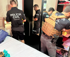 PCPR deflagra operação com 60 policiais contra tráfico de drogas em Antonina e Curitiba