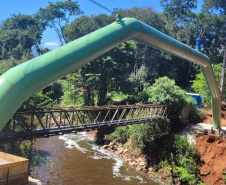 Nova adutora do Rio Pitangui vai aumentar em 15% a capacidade de abastecimento em Ponta Grossa