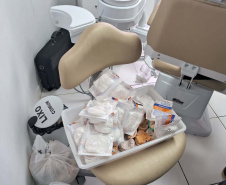 PCPR apreende medicamentos em duas clínicas e prende um dentista por tráfico de drogas em Curitiba