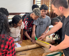 Bambu e tecnologia: estudantes de escola indígena encontram solução sustentável para  comunidade onde vivem