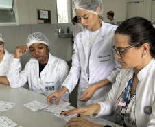 Estudantes do CE Gelvira Corrêa Pacheco avaliam a inclusão de novo alimento no cardápio escolar