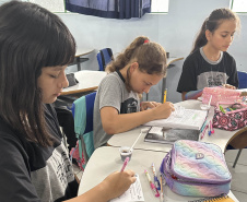 Estudantes do CE Gelvira Corrêa Pacheco avaliam a inclusão de novo alimento no cardápio escolar