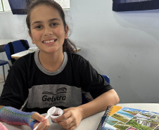 Estudantes do CE Gelvira Corrêa Pacheco avaliam a inclusão de novo alimento no cardápio escolar