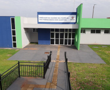 Unidade de Saúde da Família, em Palotina.