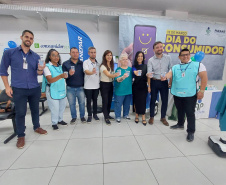 Dia Internacional do Consumidor: Sanepar participa de evento no Procon, em Curitiba