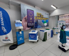Dia Internacional do Consumidor: Sanepar participa de evento no Procon, em Curitiba