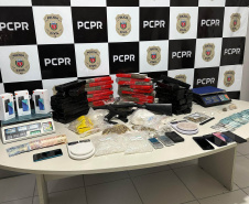 PCPR cumpre 36 mandados contra organização criminosa ligada ao tráfico e lavagem de dinheiro