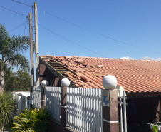 Defesa Civil estadual envia 4 mil telhas para Balsa Nova após forte tempestade