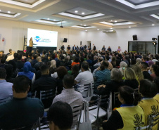 O governador em exercício Darci Piana participa nesta terça-feira (8) da abertura do Fórum Paranaense de Turismo Religioso, que acontece em Foz do Iguaçu entre 8 e 10 de abril. Foto: Geraldo Bubniak/AEN