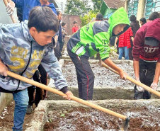 SANEPAR leva projetos de educação ambiental para escolas de General Carneiro