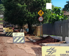 SANEPAR OBRAS DE ESGOTO BOA VISTA DA APARECIDA