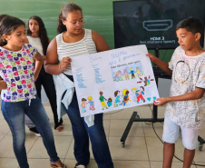 Combate ao bullying: estudantes de colégio estadual criam música e videoclipe para conscientizar colegas