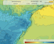 NOVA FRENTE FRIA TRAZ CHUVA NESTA QUINTA-FEIRA E QUEDA DA TEMPERATURA NO FIM DE SEMANA