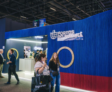 PORTOS DO PARANÁ Estande da Portos do Paraná foi o mais visitado no 1º dia da Intermodal 2025