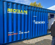 Recicla PG, ligado ao programa Recicla Paraná, da Secretaria de Estado do Desenvolvimento Sustentável, foi inaugurado oficialmente nesta terça-feira (15) em Ponta Grossa