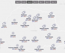 25 cidades registraram a menor temperatura do ano no sábado, domingo e nesta segunda-feira