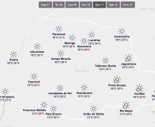 25 cidades registraram a menor temperatura do ano no sábado, domingo e nesta segunda-feira