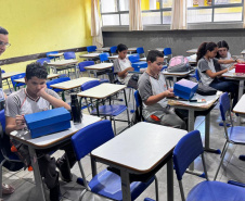  Estudantes de colégio estadual desenvolvem calculadora pedagógica para ajudar colegas a aprender tabuada