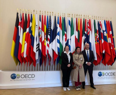 SGDES e representante da Casa Civil participaram de paineis e encontros técnicos, junto com outros 150 líderes globais e especialistas para discutir caminhos para cidades mais inclusivas. (Fotos: SGDES)   