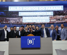 Leilões na B3: Paraná é primeiro Estado do Brasil a ter porto com área 100% regularizada