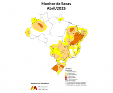 SECA AUMENTA NO SUDOESTE DO PARANÁ, APONTA MONITOR DA ANA EM PARCERIA COM O SIMEPAR