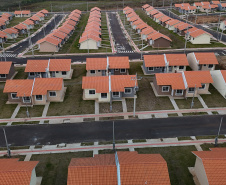 Casa Fácil Paraná, a Cohapar financia diretamente a construção de casas para famílias com renda de um a seis salários mínimos em Palmas Foto: Geraldo Bubniak/AEN