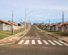Casa Fácil Paraná, a Cohapar financia diretamente a construção de casas para famílias com renda de um a seis salários mínimos em Palmas Foto: Geraldo Bubniak/AEN