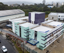 União da Vitória, 23 de maio de 2025 - Construção do Ambulatório Médico de Especialidades (AME).