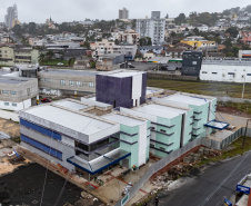 União da Vitória, 23 de maio de 2025 - Construção do Ambulatório Médico de Especialidades (AME).
