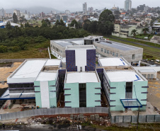 União da Vitória, 23 de maio de 2025 - Construção do Ambulatório Médico de Especialidades (AME).