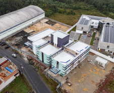 União da Vitória, 23 de maio de 2025 - Construção do Ambulatório Médico de Especialidades (AME).