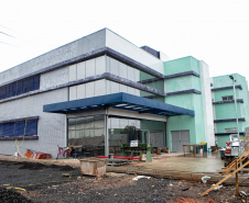 União da Vitória, 23 de maio de 2025 - Construção do Ambulatório Médico de Especialidades (AME).