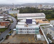 União da Vitória, 23 de maio de 2025 - Construção do Ambulatório Médico de Especialidades (AME).