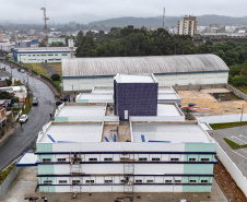 União da Vitória, 23 de maio de 2025 - Construção do Ambulatório Médico de Especialidades (AME).