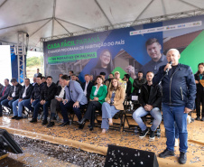 Palmas, 22 de maio de 2025 - O vice-governador Darci Piana participa da inauguração do Residencial Verdes Campos. São 199 casas, sendo todas as unidades subsidiadas pelo Governo do Estado, por meio do Casa Fácil Paraná.