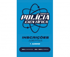 Inscrições para corrida da Polícia Científica encerram 23 de maio