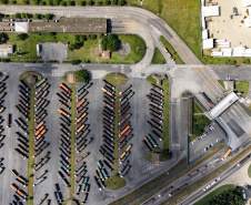 Porto de Paranaguá recebe o maior volume de caminhões da história no Pátio de Triagem