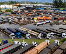 Porto de Paranaguá recebe o maior volume de caminhões da história no Pátio de Triagem