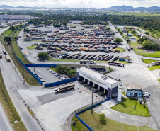 Porto de Paranaguá recebe o maior volume de caminhões da história no Pátio de Triagem