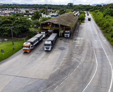 Porto de Paranaguá recebe o maior volume de caminhões da história no Pátio de Triagem