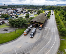 Porto de Paranaguá recebe o maior volume de caminhões da história no Pátio de Triagem