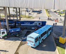 Acidente simulado envolvendo trem e veículos mostra união da comunidade portuária de Paranaguá