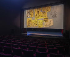  A passagem de Mila pelo Guaíra e pela OSP também está marcada em uma obra do artista paranaense Poty Lazzarotto dentro do teatro, desconhecida pelo público em uma das cortinas corta-fogo, a do Guairinha.