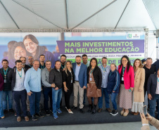 Nova estrutura do Colégio Profa. Rosa Frederica Johnson é entregue à comunidade de Almirante Tamandaré,com investimento de R$ 1,1 milhões do Governo do Estado