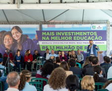 Nova estrutura do Colégio Profa. Rosa Frederica Johnson é entregue à comunidade de Almirante Tamandaré,com investimento de R$ 1,1 milhões do Governo do Estado