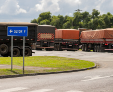 Porto de Paranaguá recebe o maior volume de caminhões da história no Pátio de Triagem